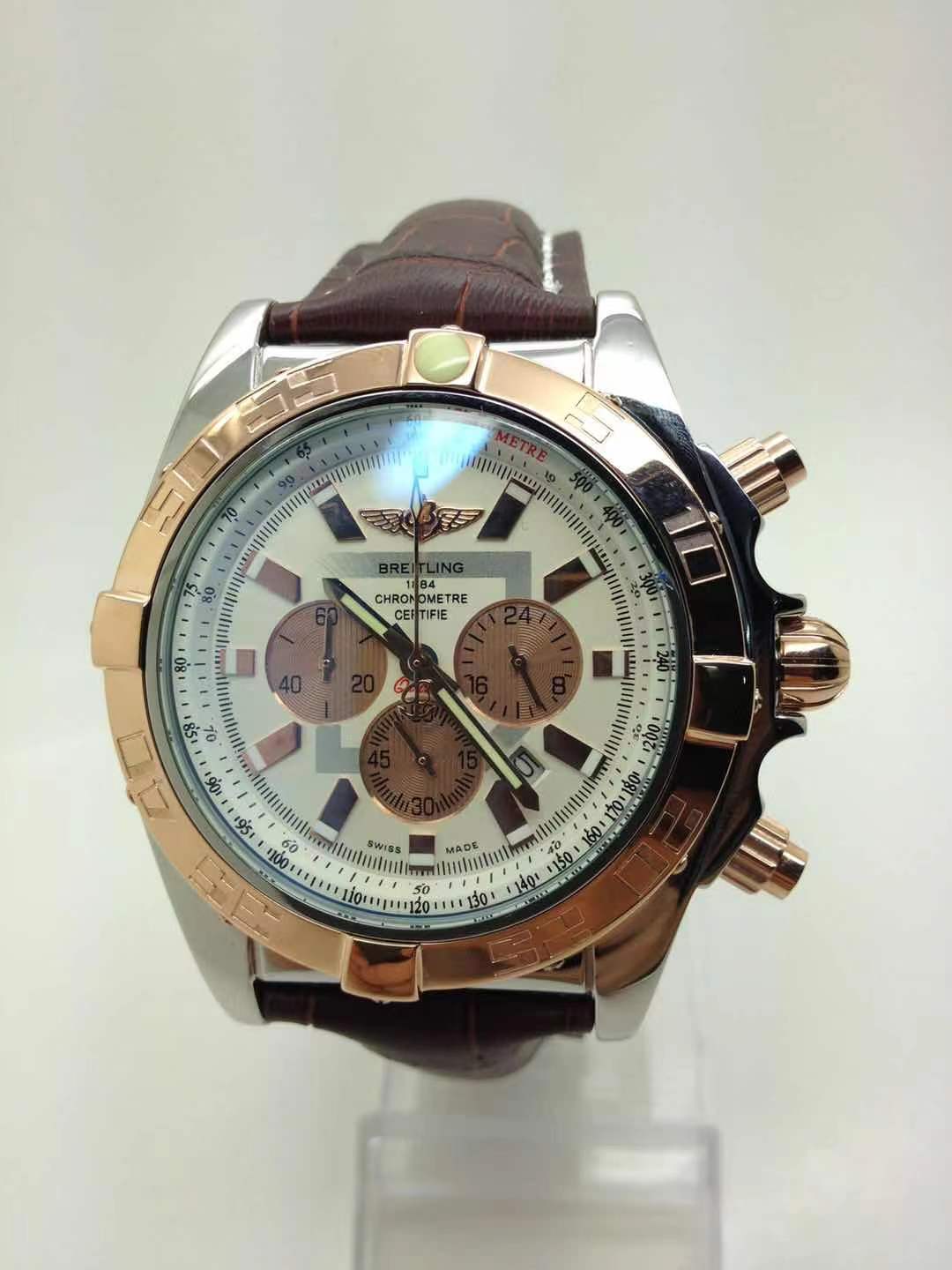 Pre-Owned Breitling Chronomat B01 Rose Gold and Stainless Steel Automatic