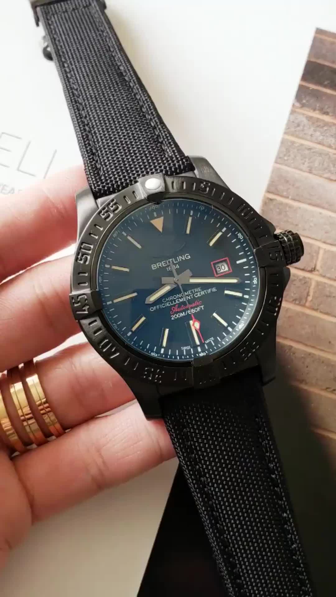 Breitling Avenger Blackbird Titanium Watch V17310