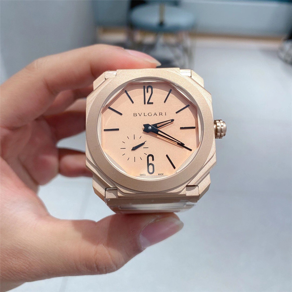 Bulgari Octo Finissimo Rose Gold Brown Dial 40mm
