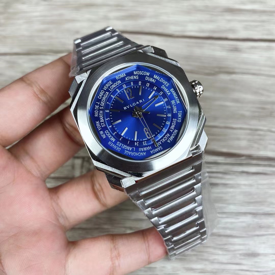 Bvlgari Octo Roma Worldtimer Steel