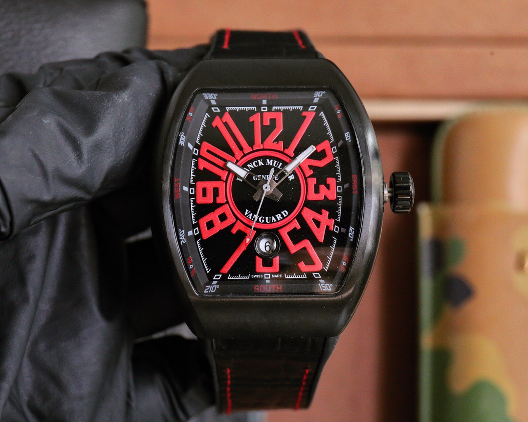 FRANCK MULLER VANGUARD SL BENFICA LIMITED EDITION – RARE SPECIAL SWISS MEN WATCH