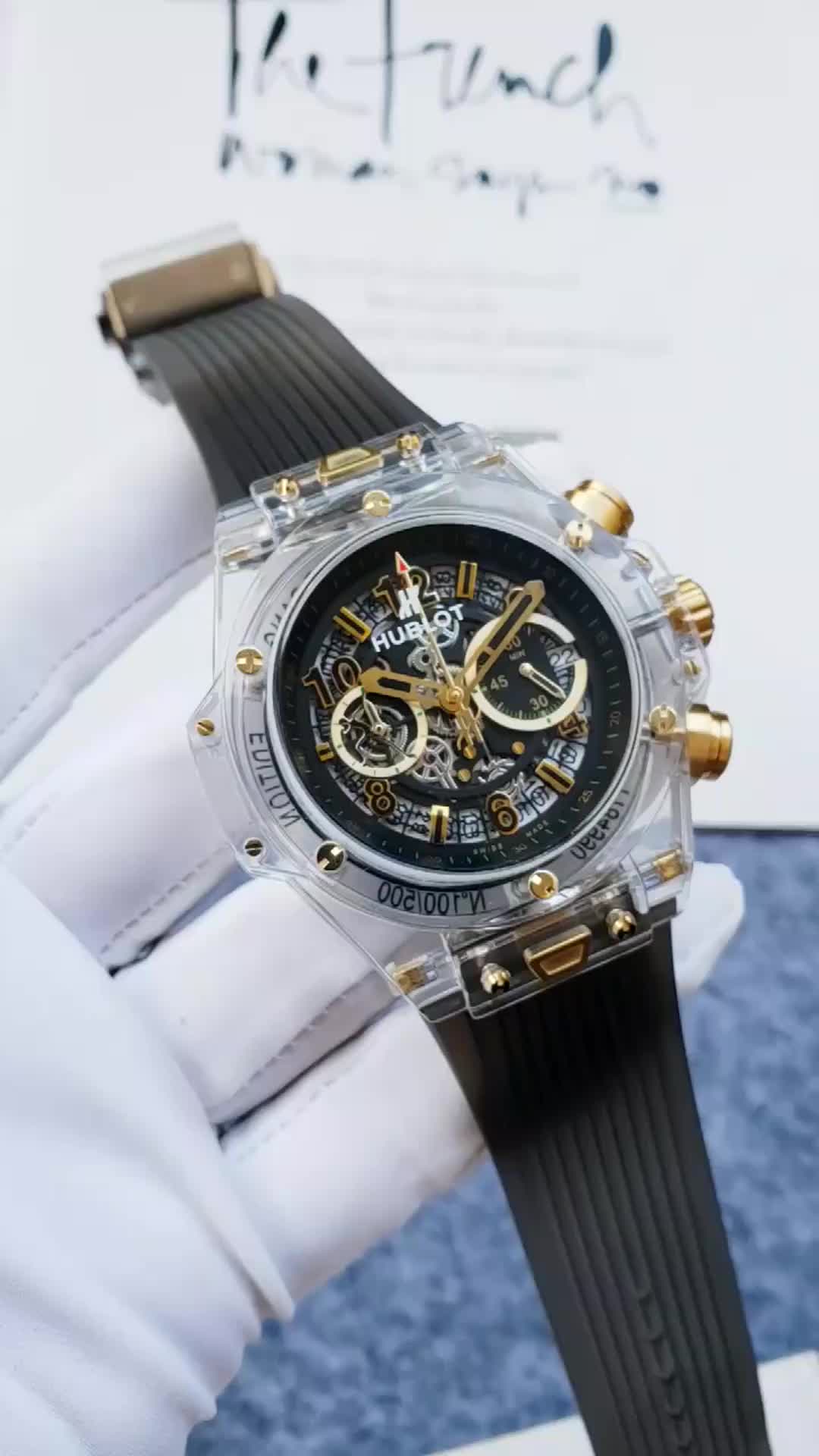 Hublot 411.jx.1170.rx Big Bang UNICO 42mm Mens Watch Magic Sapphire