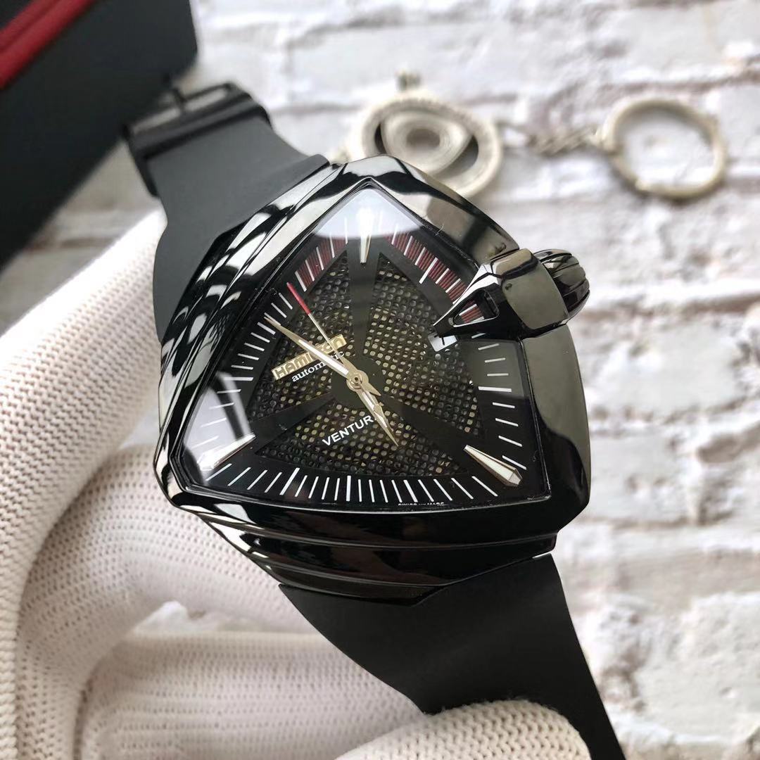 HAMILTON H246150 Ventura XXL Elvis Presley 75th Anniversary Automatic Black
