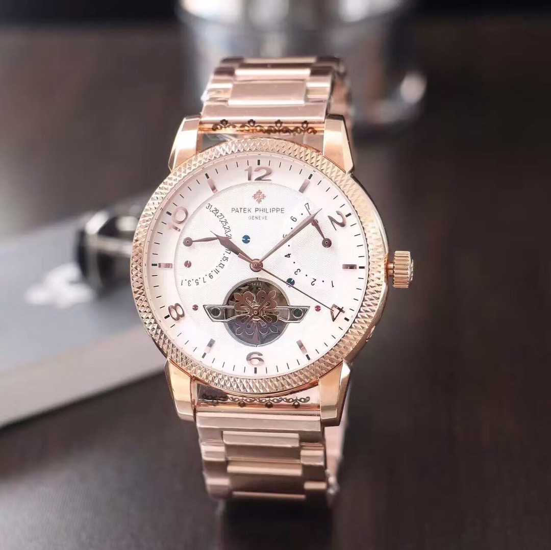 Patek Philippe Classic Tourbillon Power Reserve – Brand Watches  white dial  rose gold wire