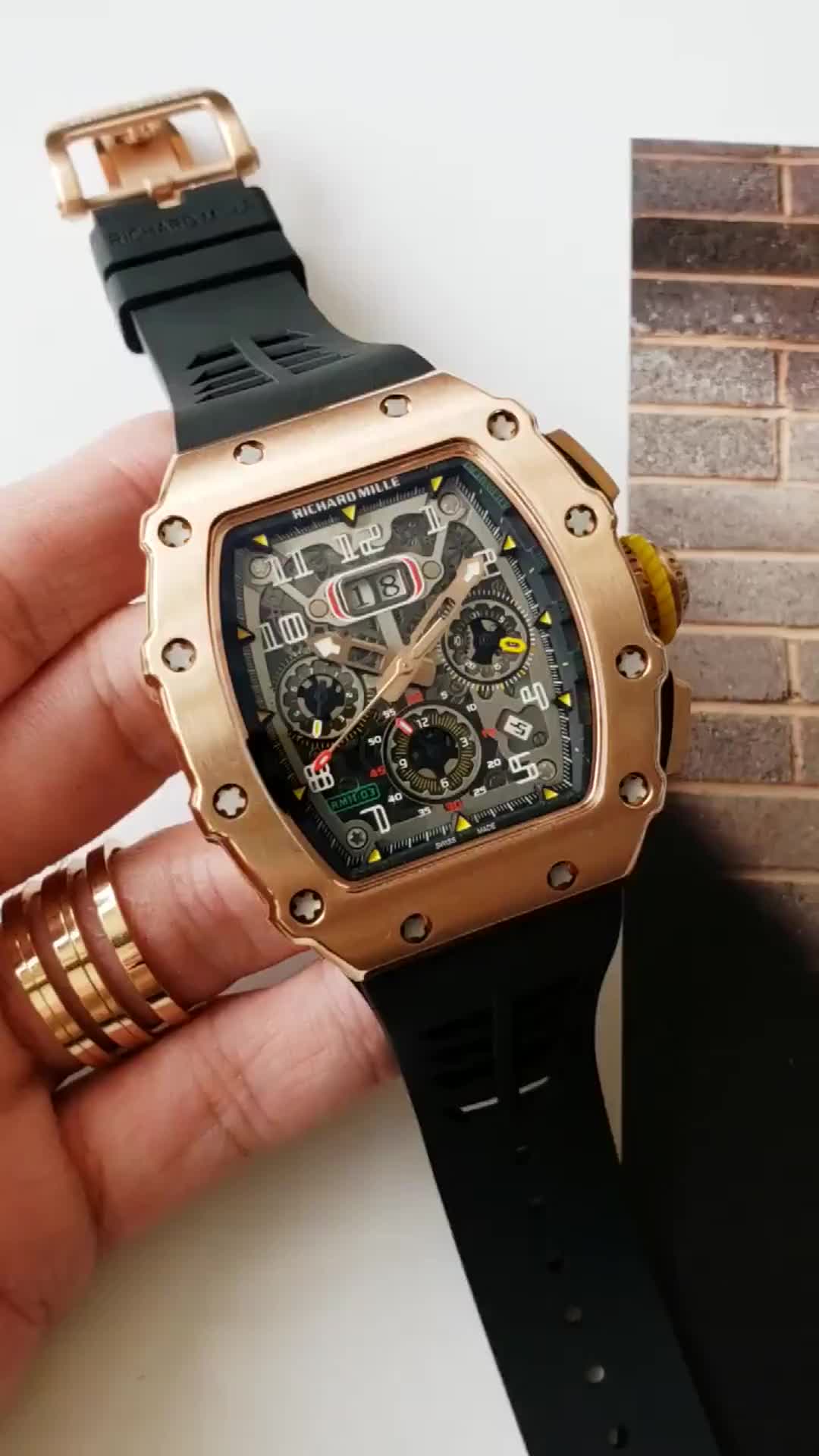 Richard Mille RM11-03 RM 11-03 Carbon$Quartz TPT