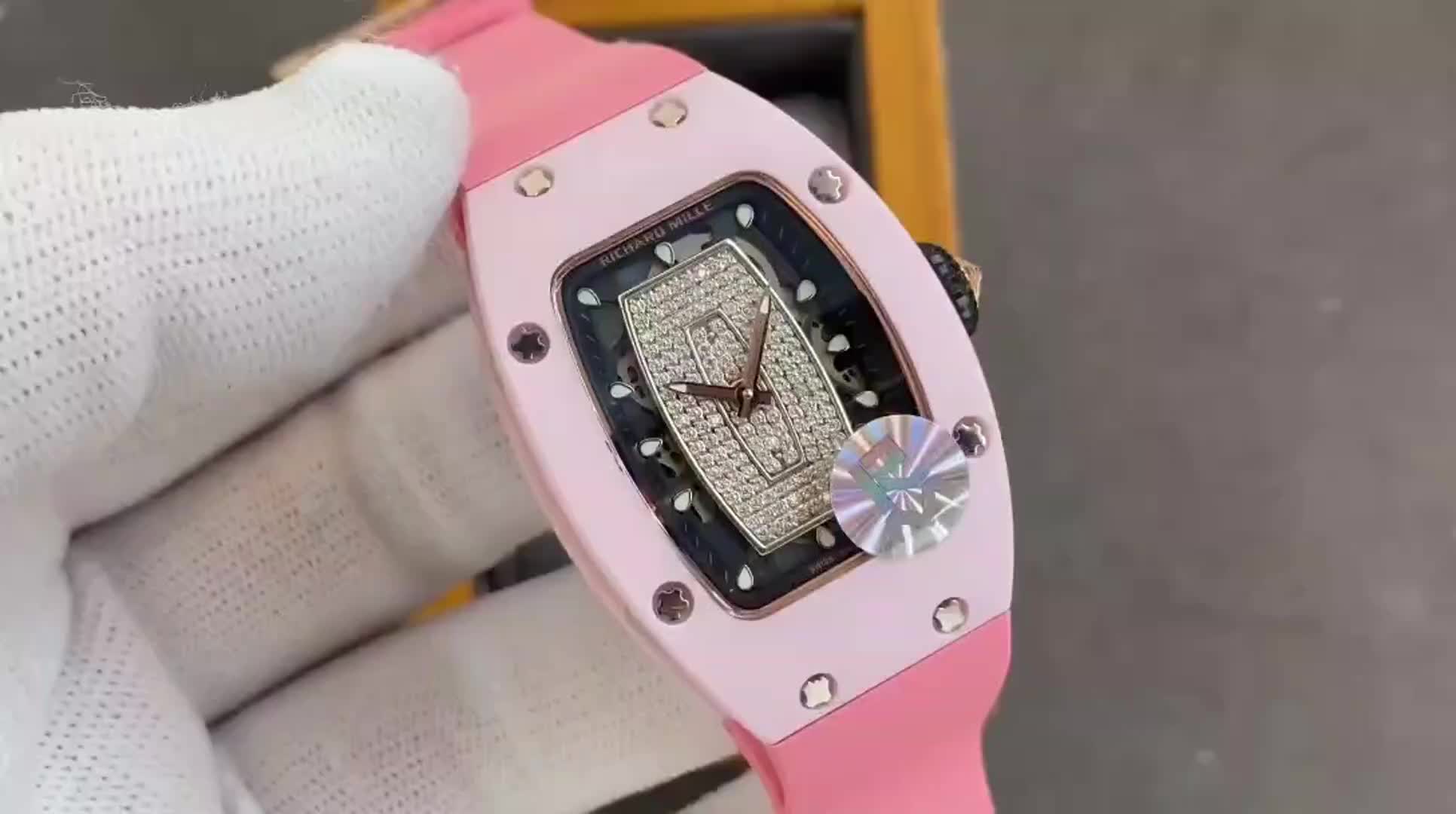 Richard Mille RM 07-01 ‘Ladies’ Pink Ceramic & White Gold