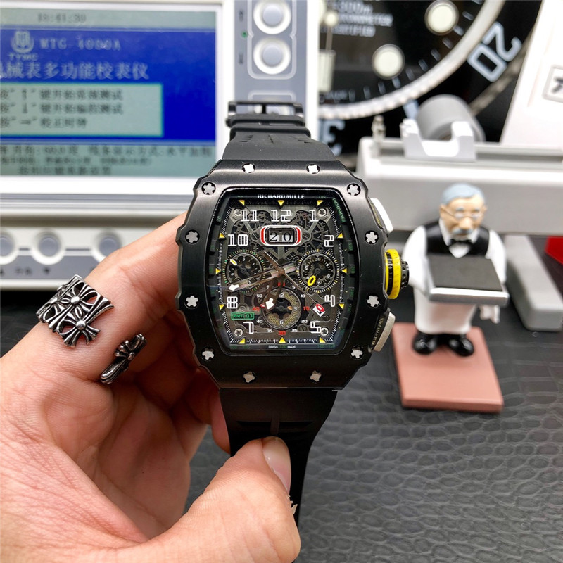 Richard Mille RM 11-03 RM11-03 CA Carbon fiber Skeletonized