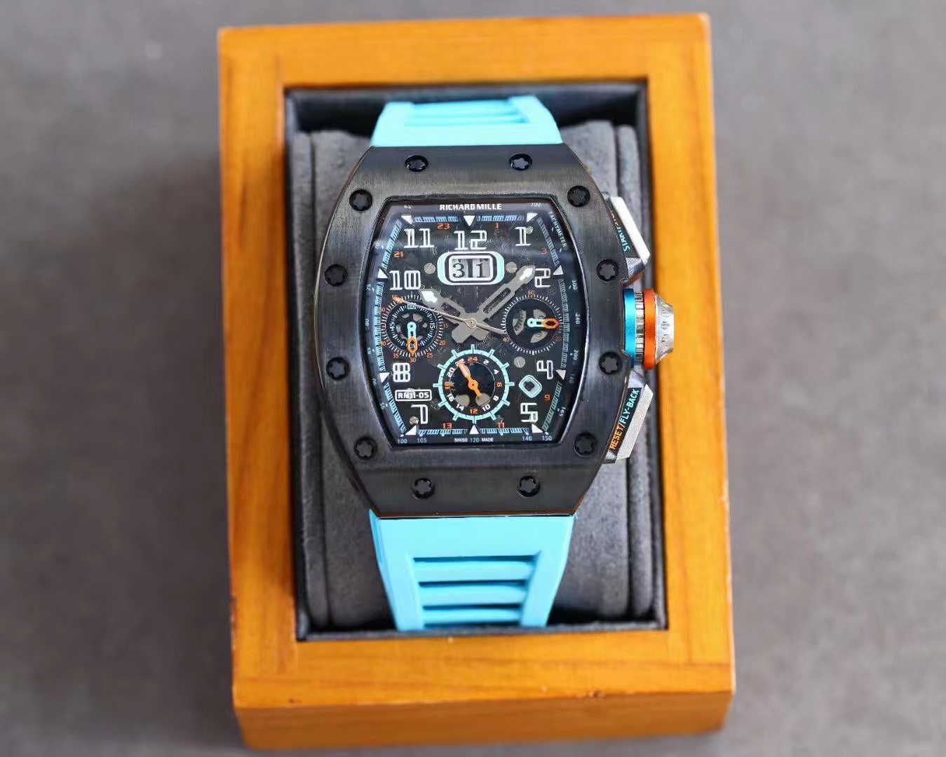 Richard Mille RM11-05 Flyback Chronograph GMT 140 PIECES blue