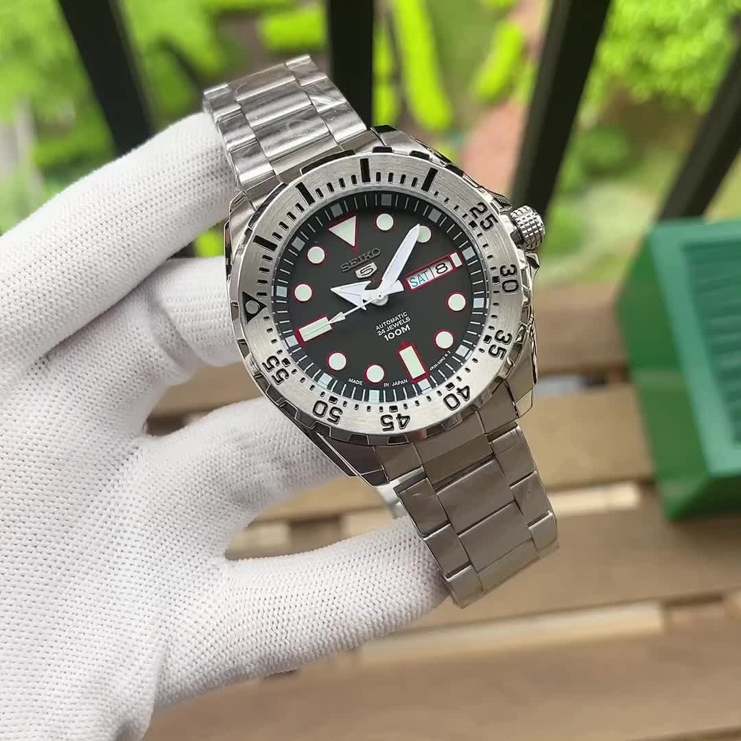 Seiko 5 Sports SRP601J1 Stainless steel Black United