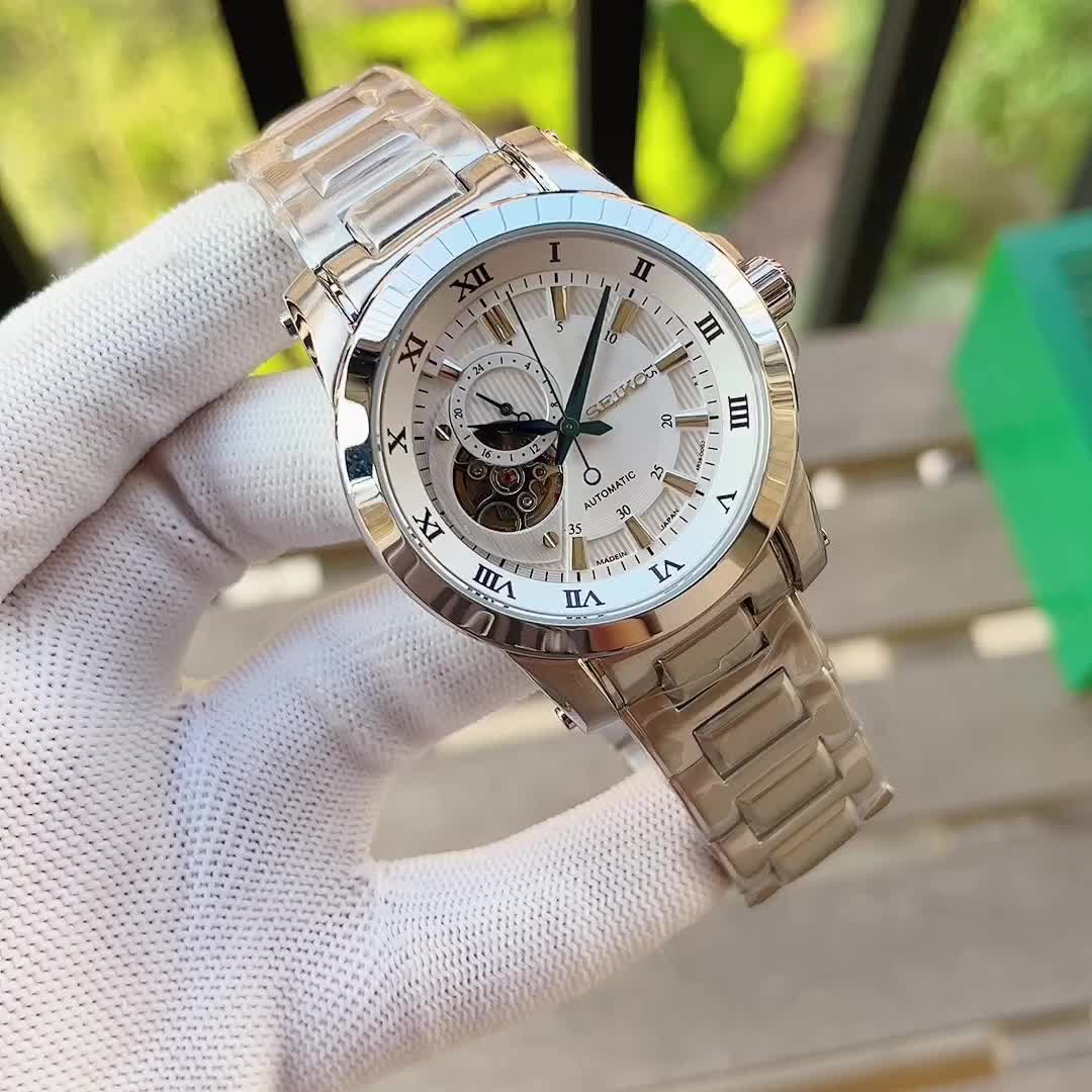 Seiko Premier Automatic Silver Dial Men’s Watch SSA213J1