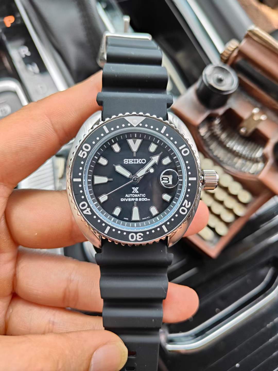 SEIKO PROSPEX 4R35-01Y0 SRPC35K Automatic Men’s Watch Black Dial