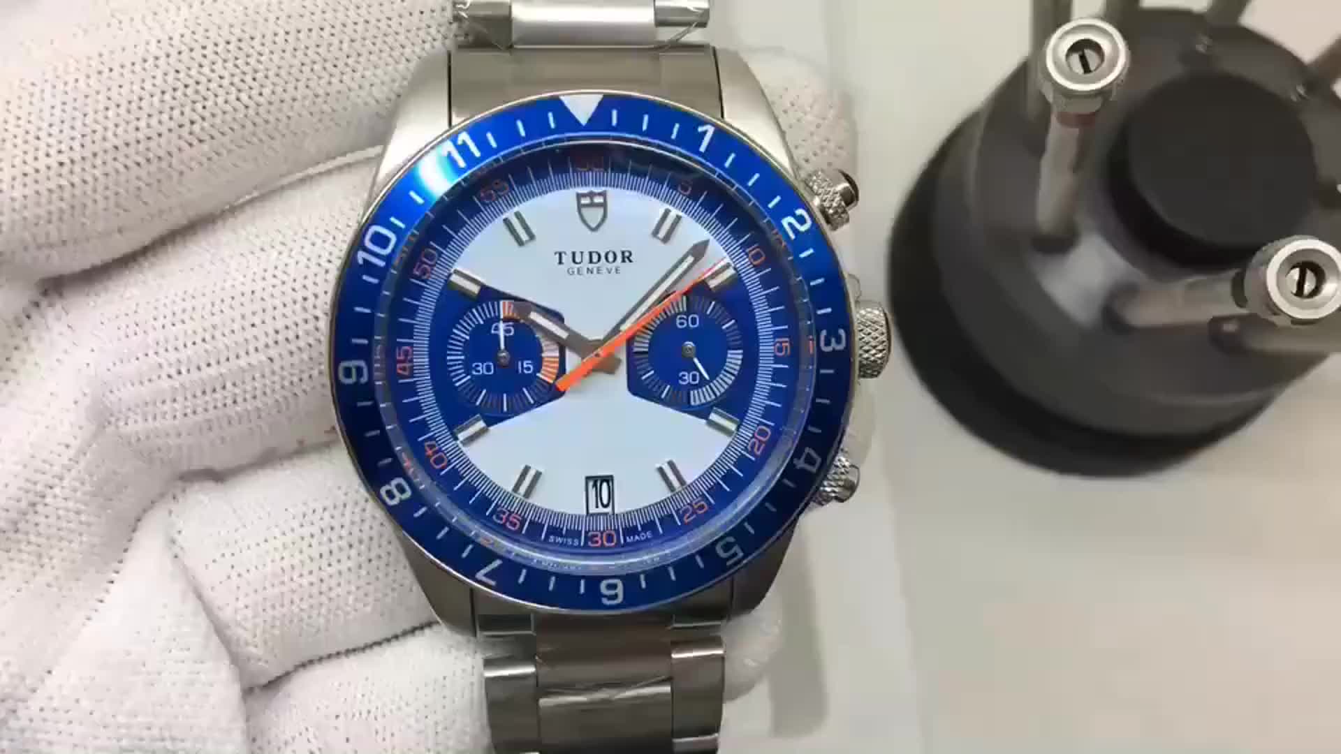 TUDOR 70330B Heritage Chronograph Men’s Watch From