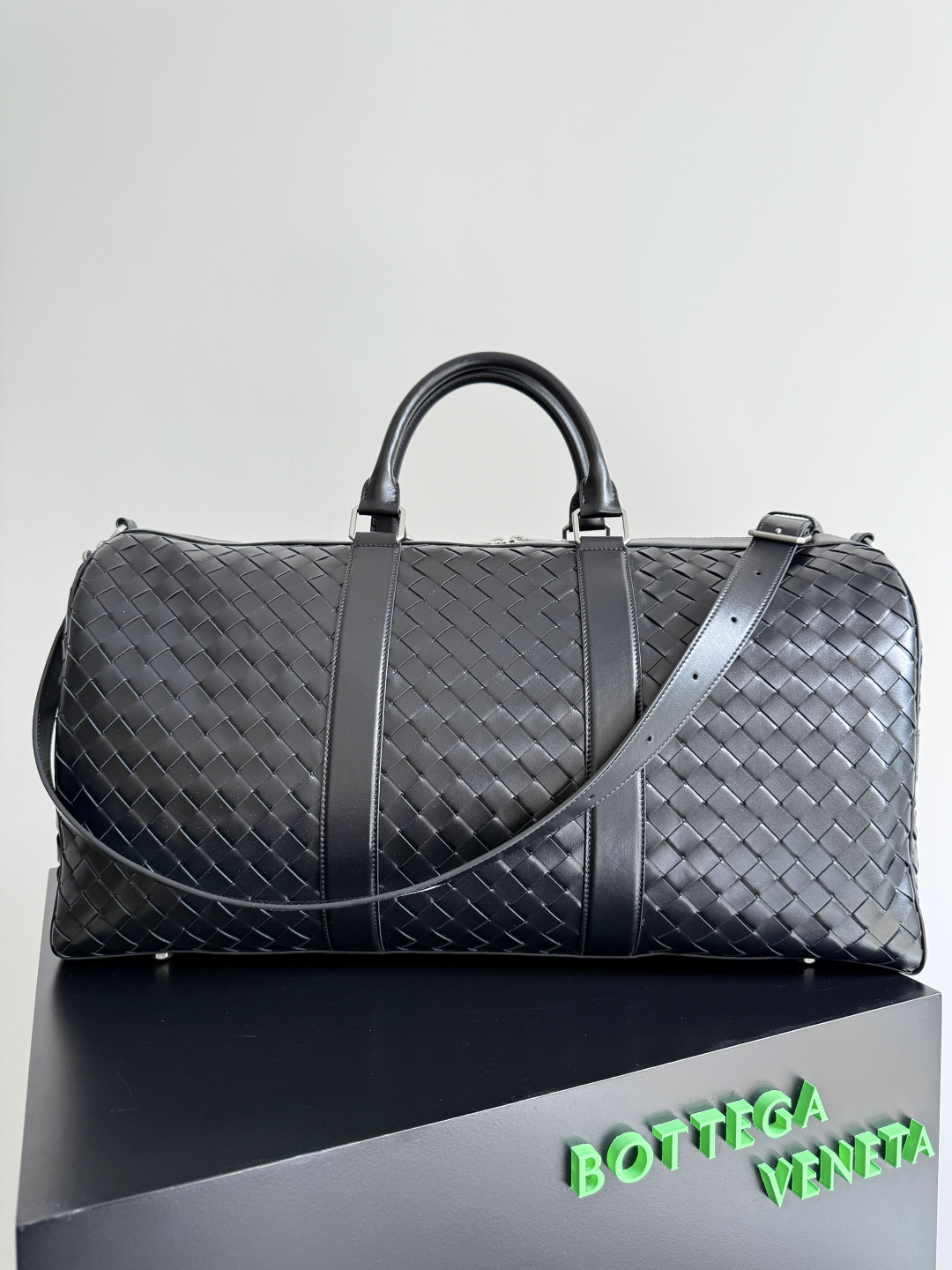 Bottega Veneta® Men’s Intrecciato Duffle in Black9