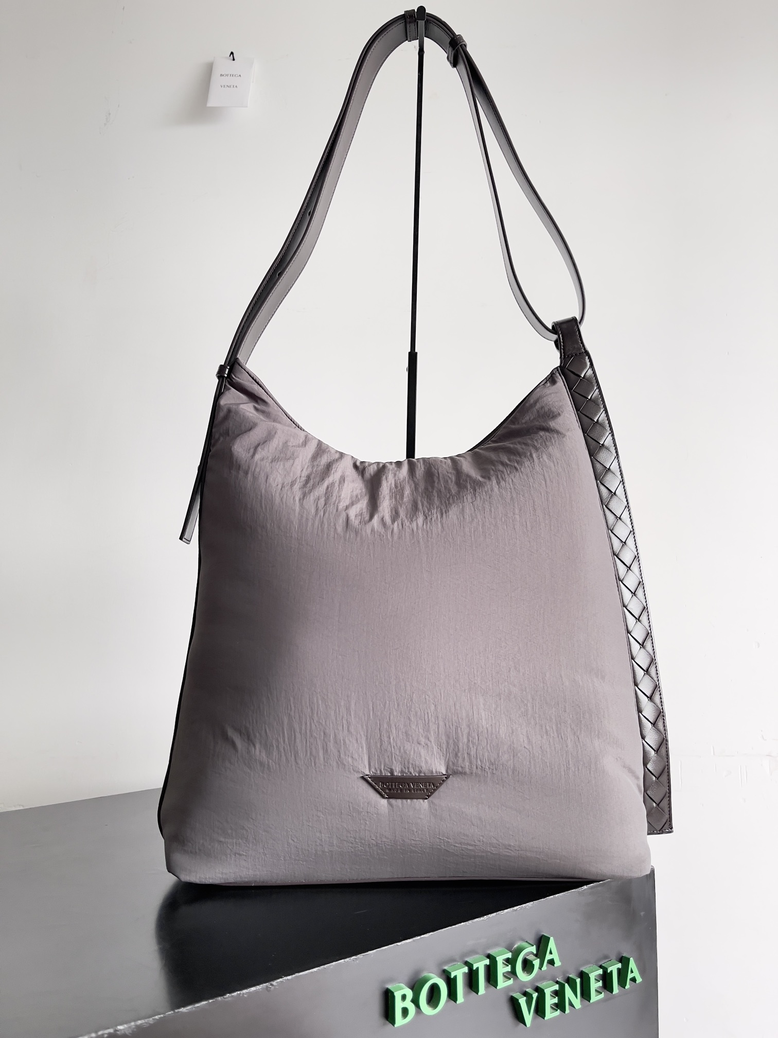 Bottega Veneta® Men’s Large Crossroad Hobo in Light  purple