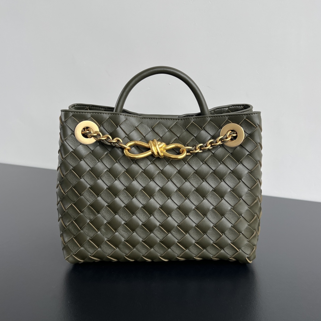 Bottega Veneta Small Andiamo Shoulder Bag with Chain Strap |