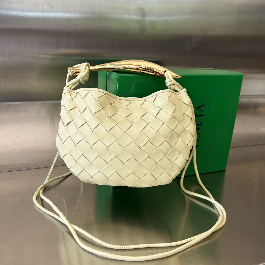 Bottega Veneta Intrecciato Sardine Mini – Yellow Handle