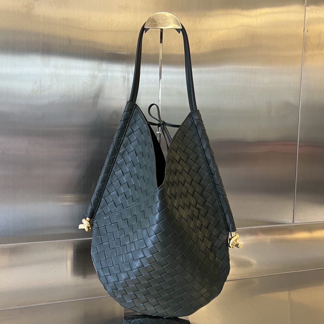 Bottega Veneta Medium Solstice Shoulder Bag – black