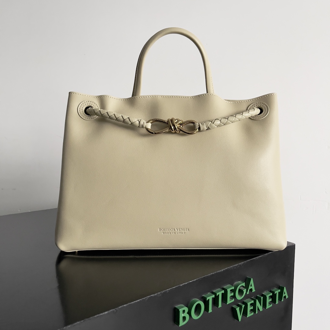 Bottega Veneta Medium Andiamo Leather Top Handle