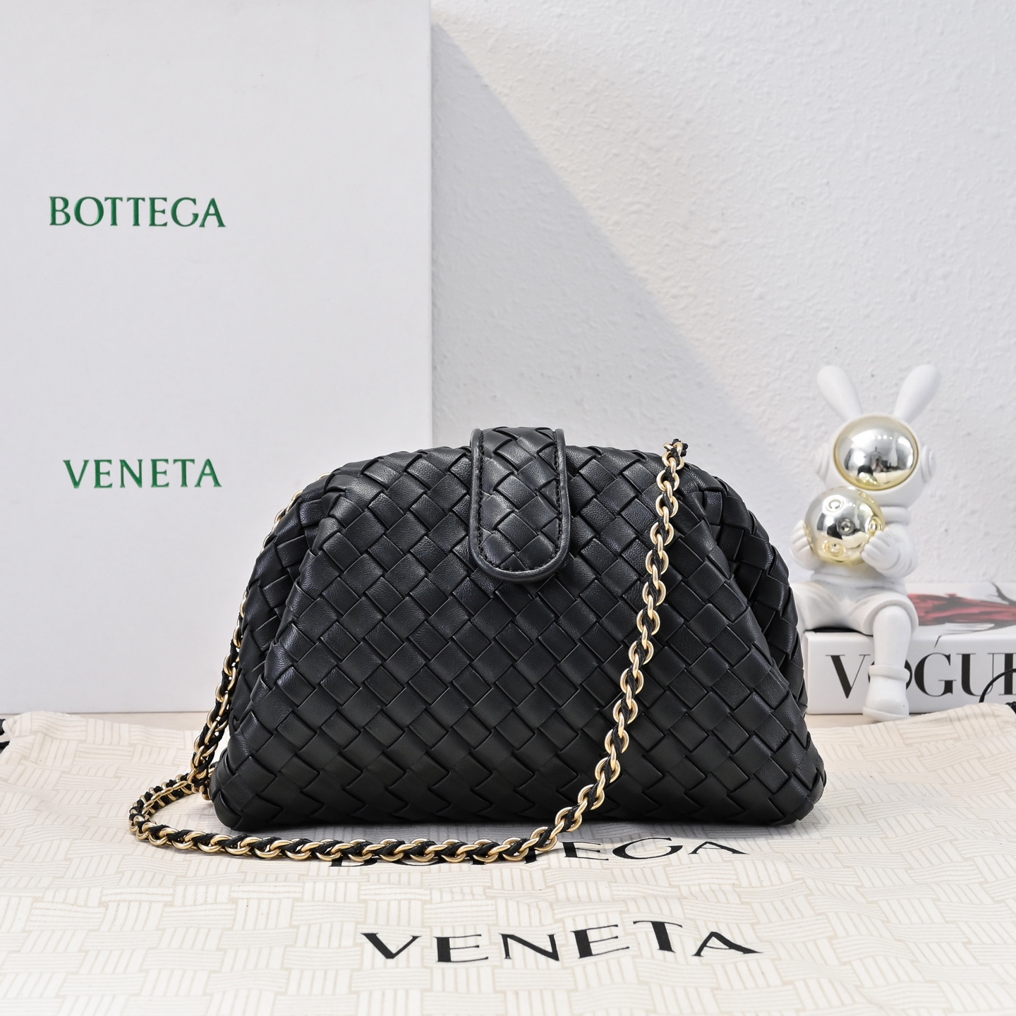 Bottega Veneta Leather The Lauren 1980 Pouch