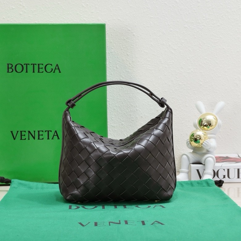 Bottega Veneta Candy Wallace Black Handbag for Women Black ds