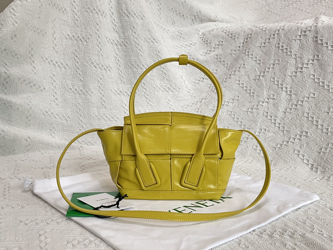 Bottega Veneta Small Arco Bag – Yellow Shoulder Bags,