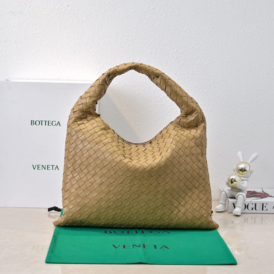 Bottega Veneta Toffee Woven Leather Large Veneta Hobo Bag