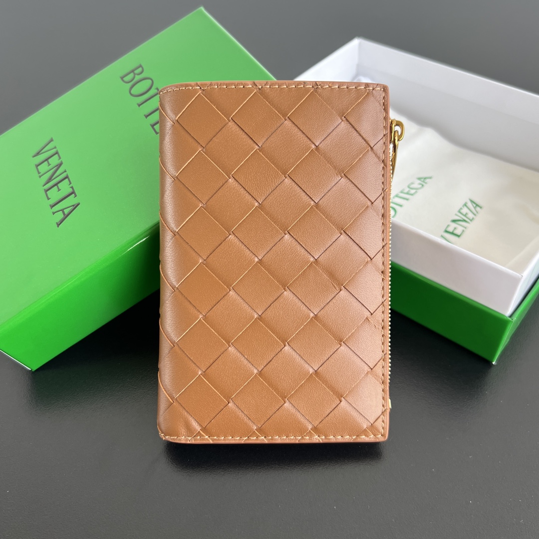 Bottega Veneta® Small Intrecciato Notebook Cover in brown