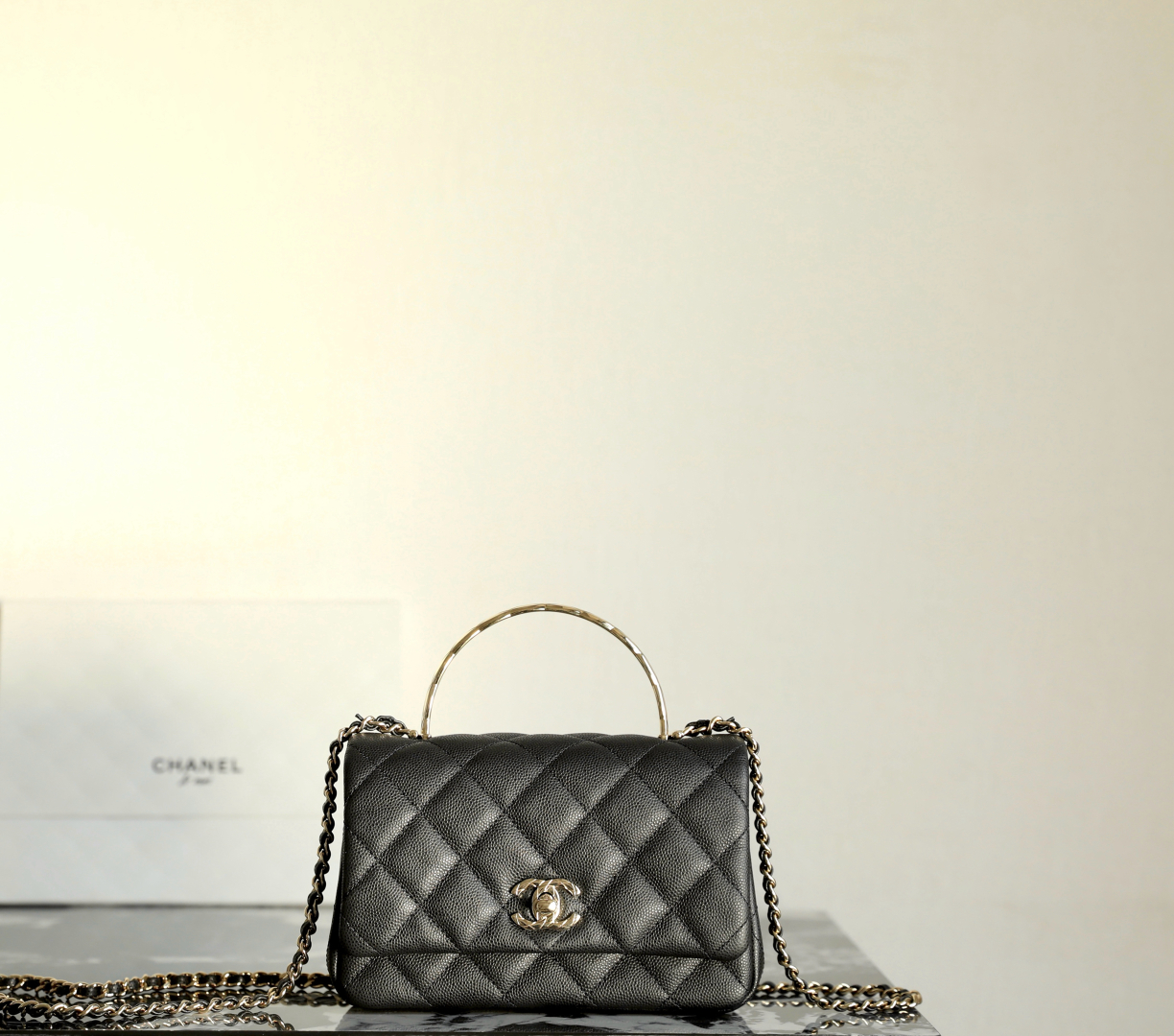 CHANEL Pre-Owned 2021 Coco XXS Handbag | Black