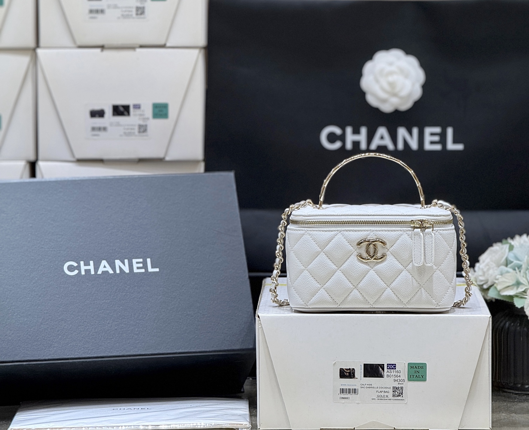 CHANEL AS3171 CC Mark CC Vanity Chain bag Shoulder Bag Unused