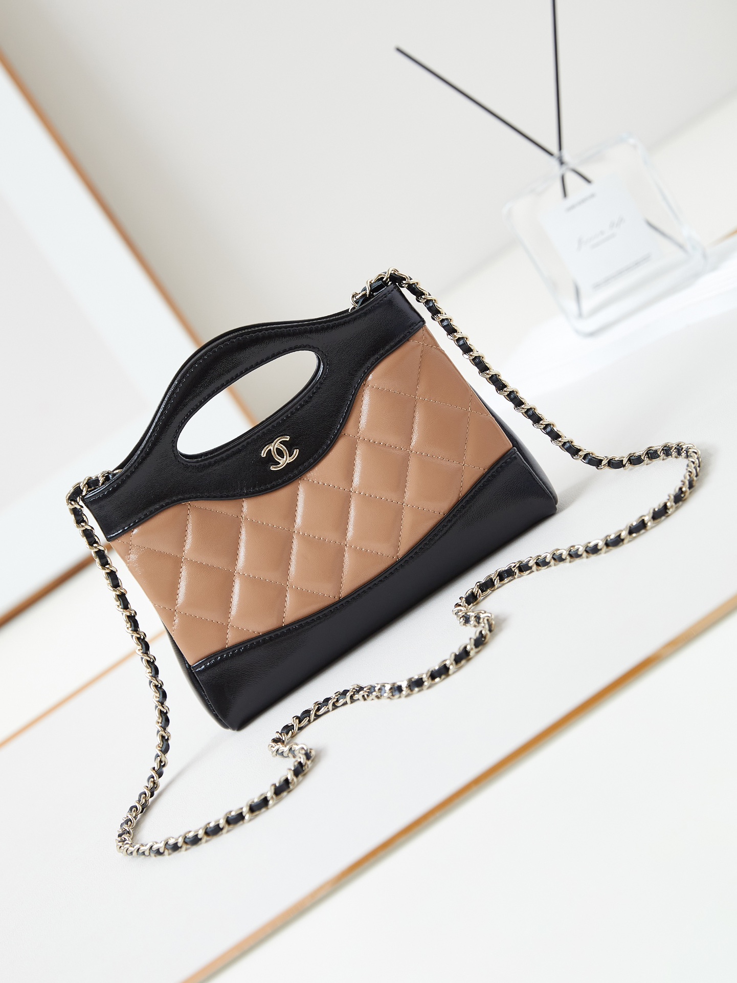 CHANEL 31 MINI CHAIN CLUTCH BAG HANDBAG COCO