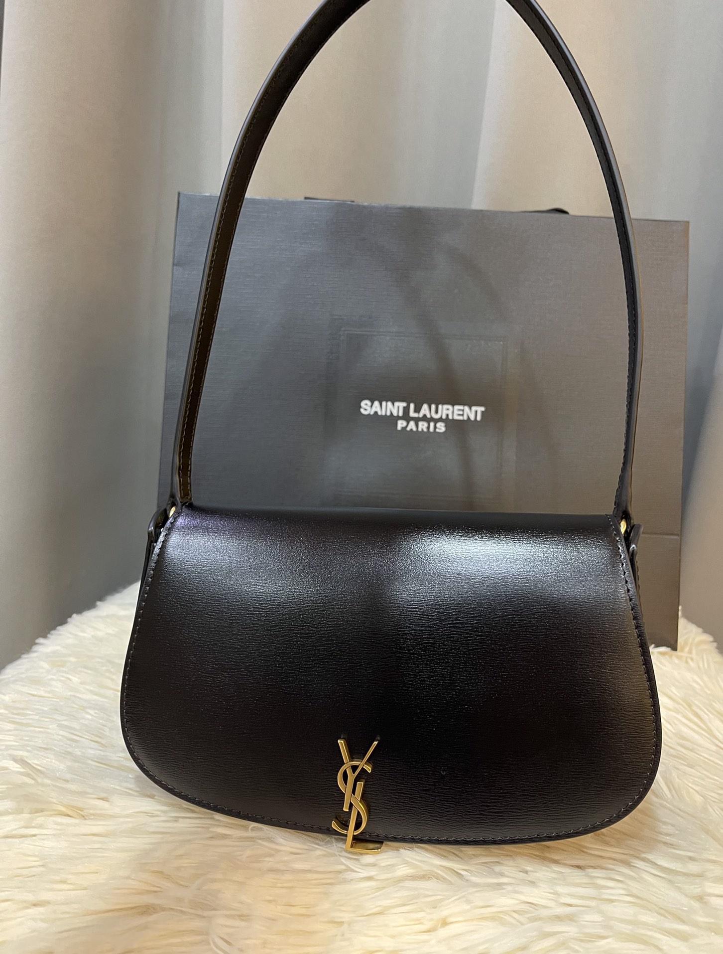 Saint Laurent women’s bag, black, made of genuine leather 179248