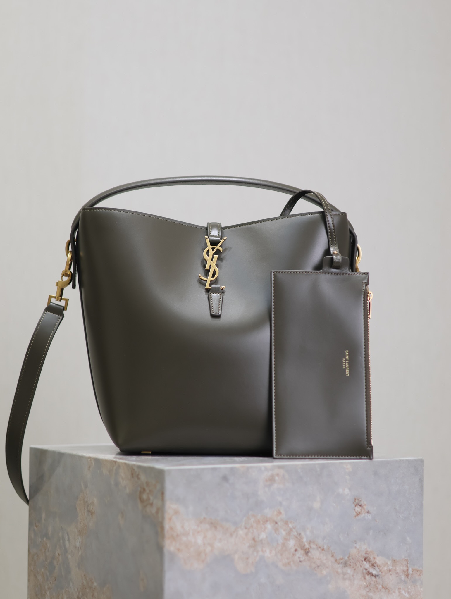 Saint Laurent Le 37 Small Leather ‘Deep Musk’ 7490362R20W3237
