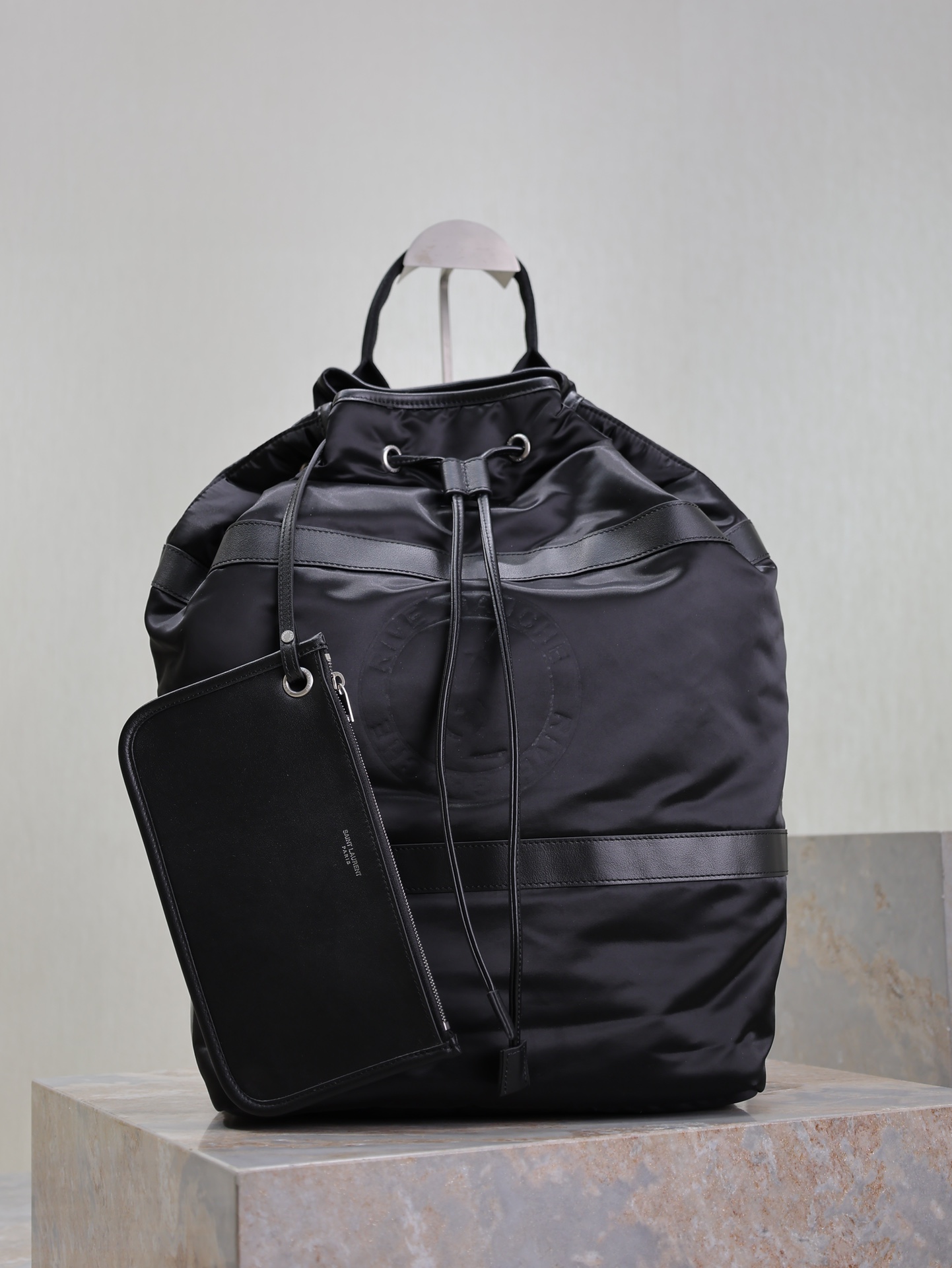 Saint Laurent Rive Gauche Drawstring Backpack
