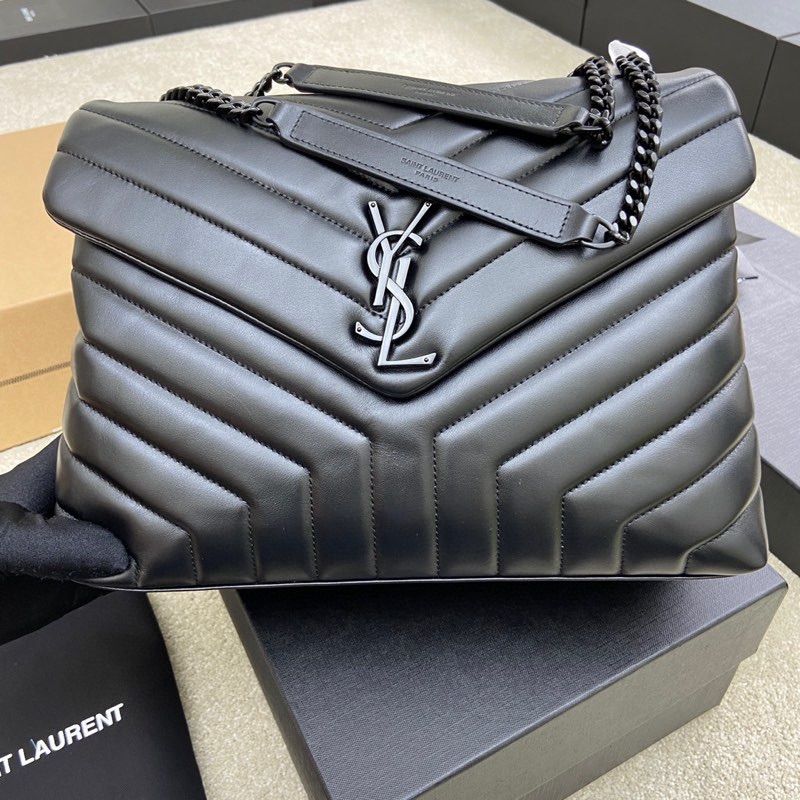 Yves Saint Loulou Black Ysl Túi Đeo Vai Nữ Yves Saint Laurent