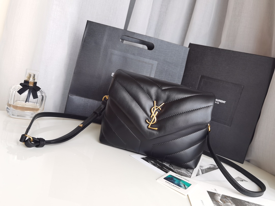Saint Laurent Loulou Toy Crossbody Bag | Black – Farfetch