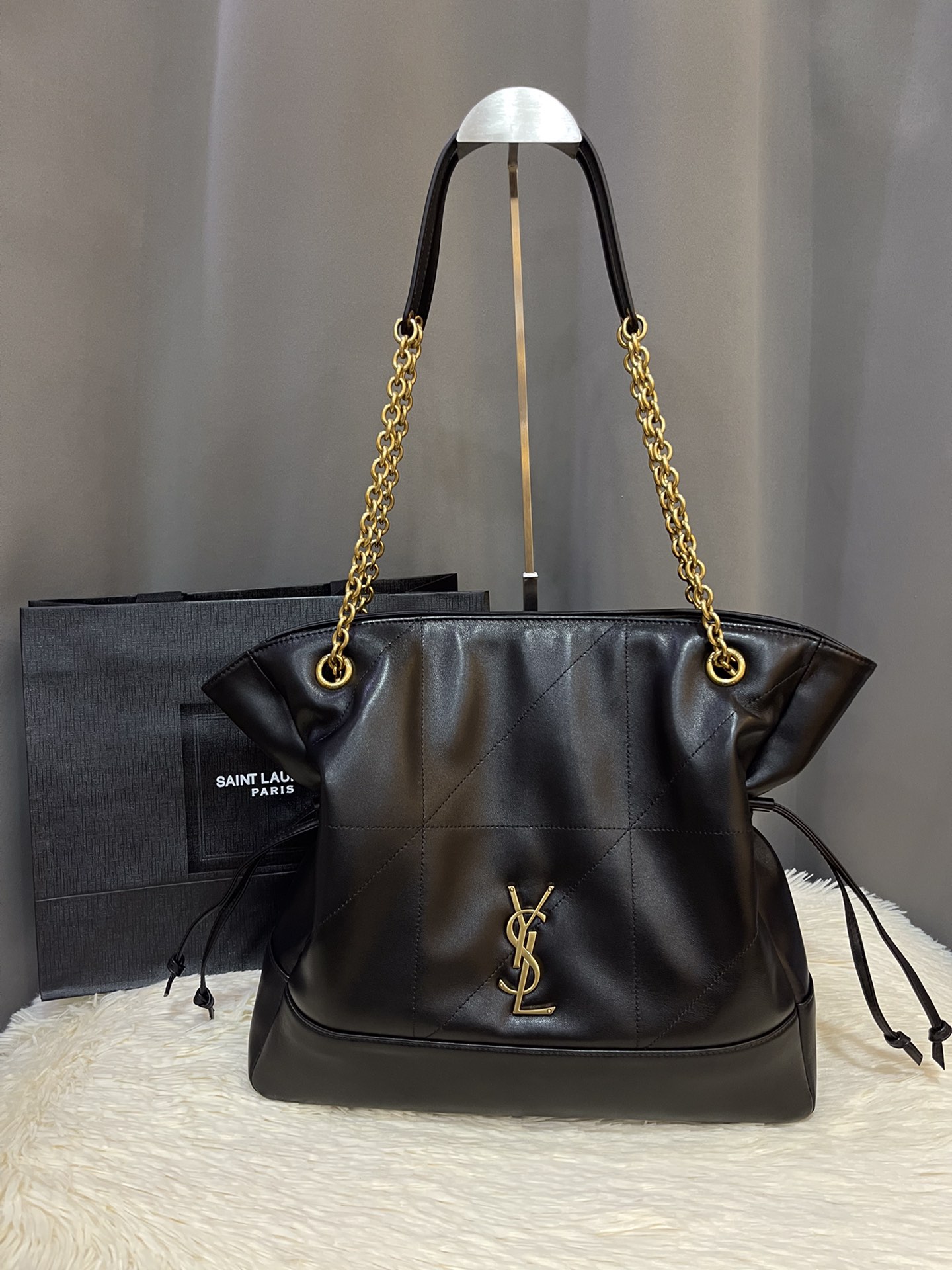 Saint Laurent Jamie Shopping Small leather Shoulder black