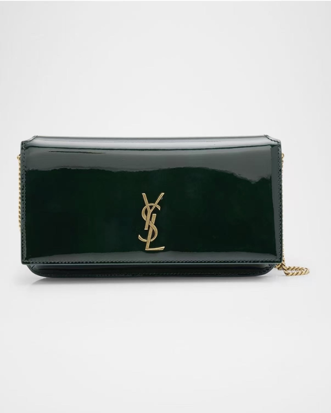 Saint Laurent Cassandre Phone Case in Green
