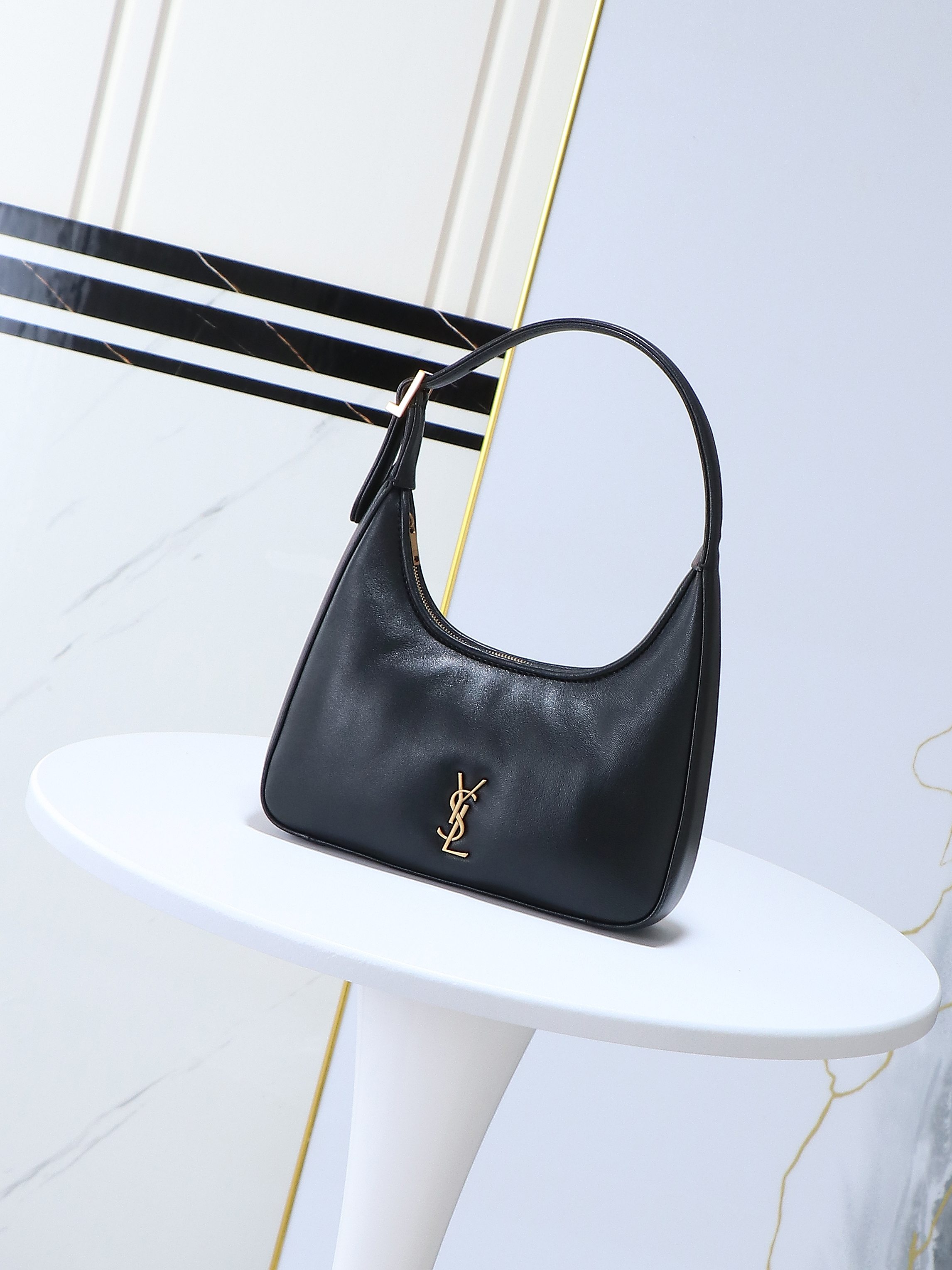 SAINT LAURENT Calypso mini padded leather shoulder bag