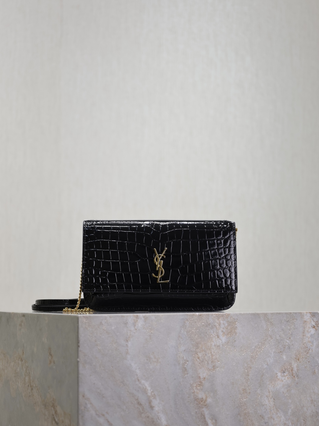 SAINT LAURENT Handbags Leather Black