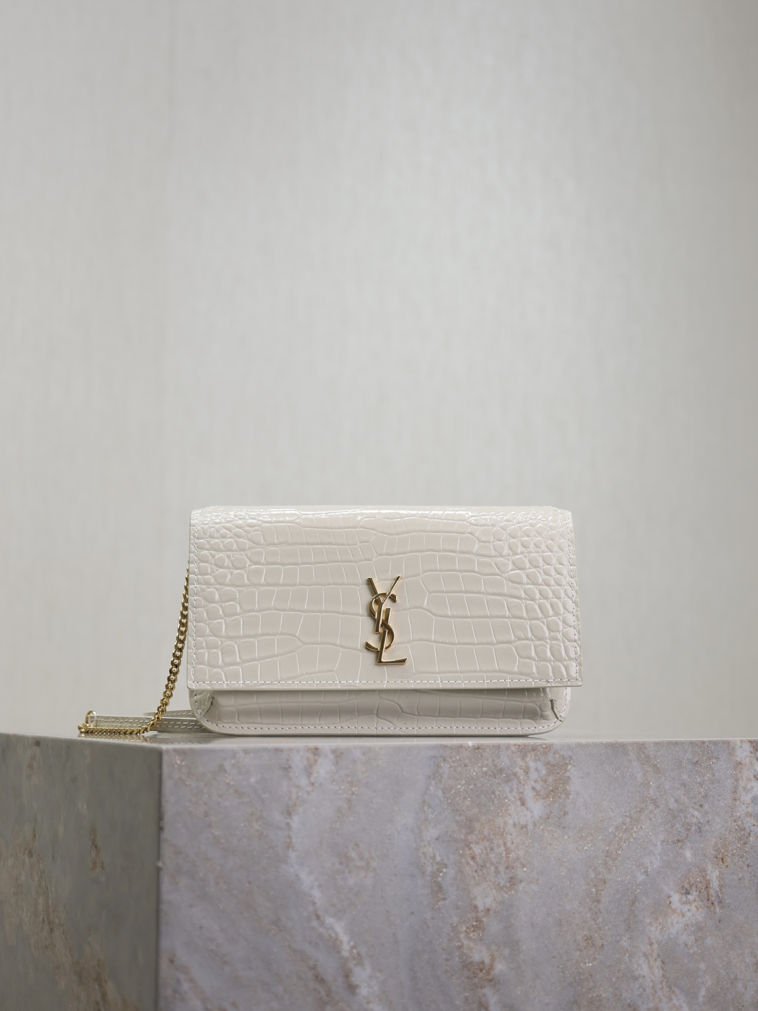 Saint Laurent Classic Monogram Phone Holder Shoulder Bag
