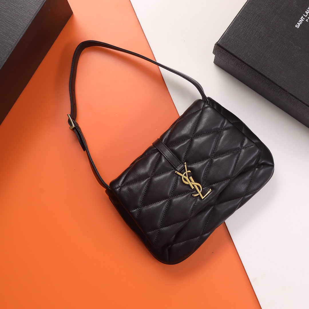 Yves Saint Laurent YSL Le 5 À 7 Hobo Bag Black