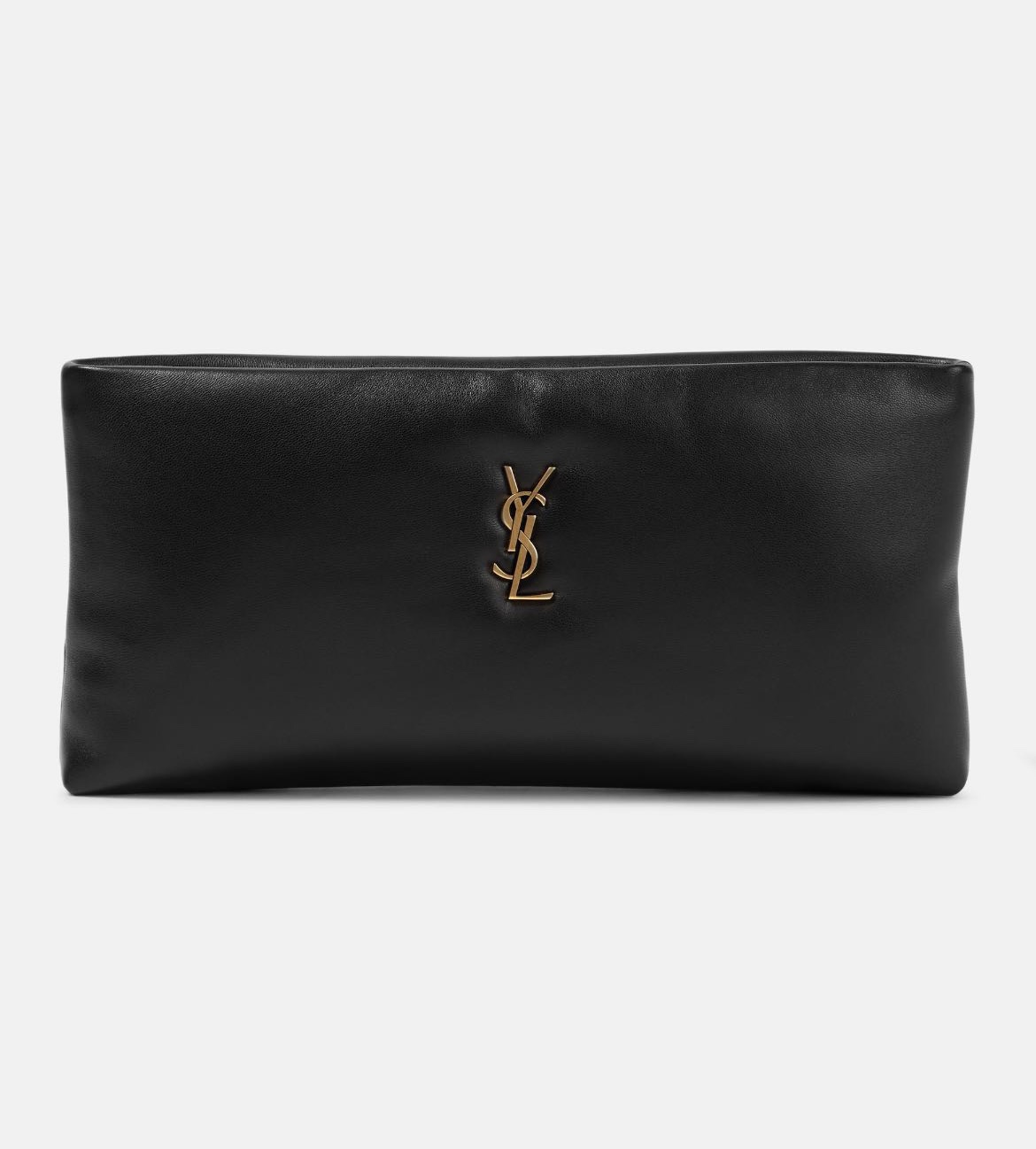 Saint Laurent Calypso Small Clutch Bag in Smooth Padded Leather