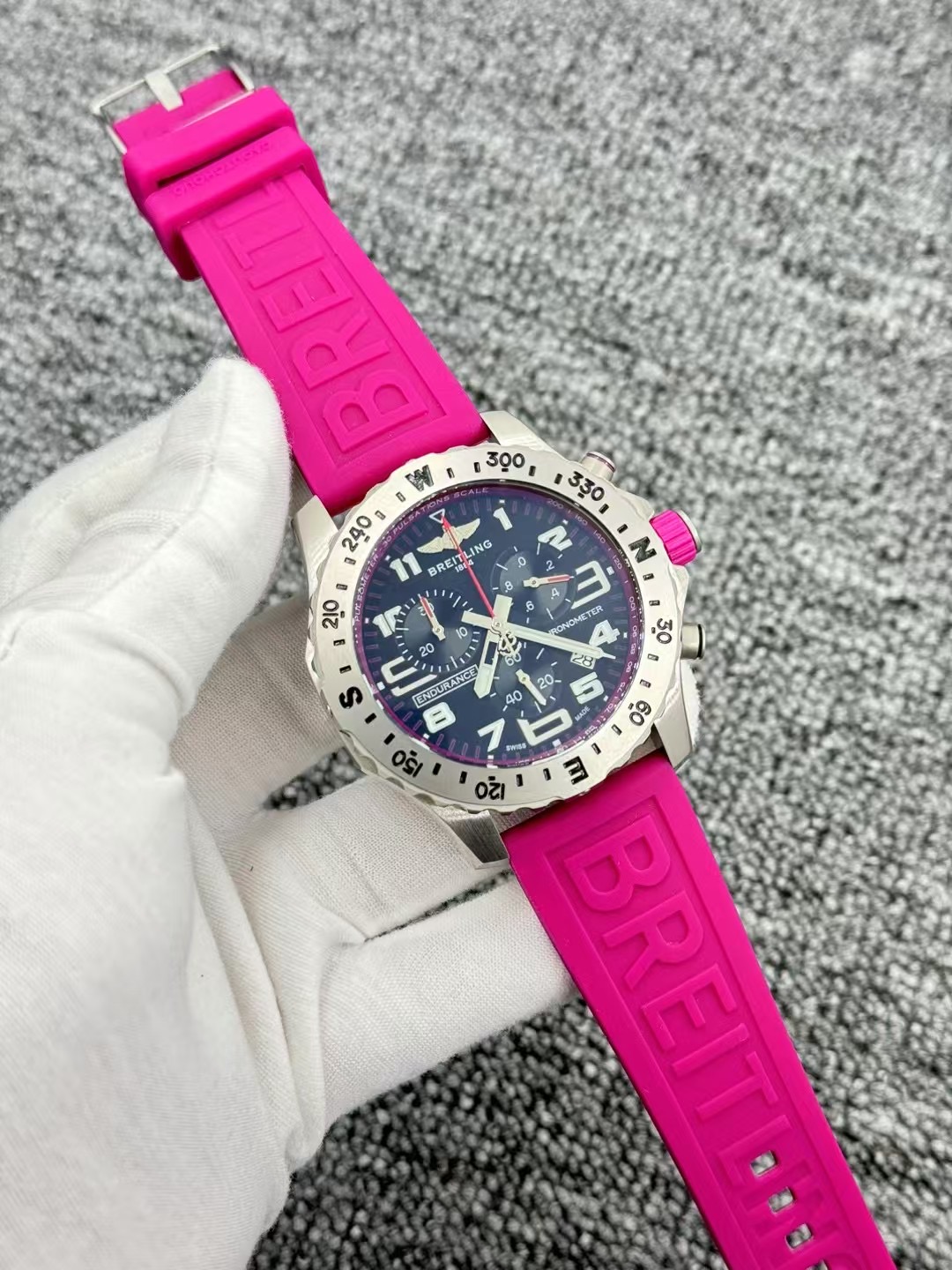 Breitling Endurance Pro New 2025 Full Set Purple Endurance Pro 38 002