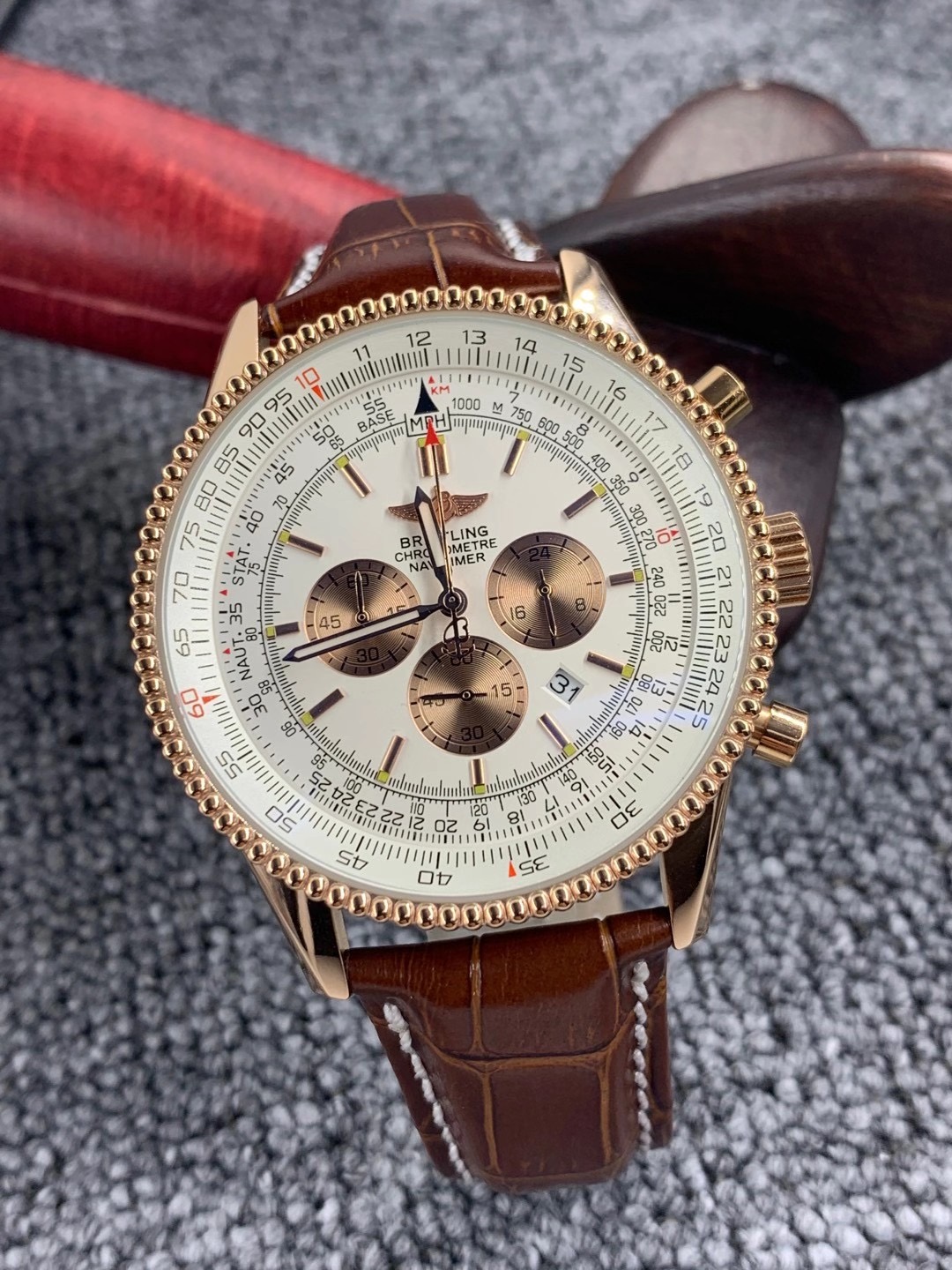 breitling Navitimer Limited R418G26WBA K18PG watch men TO173752
