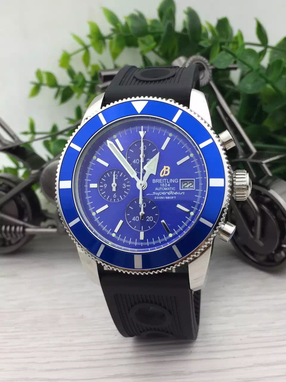 Breitling Superocean Heritage Chronograph Blue/Rubber