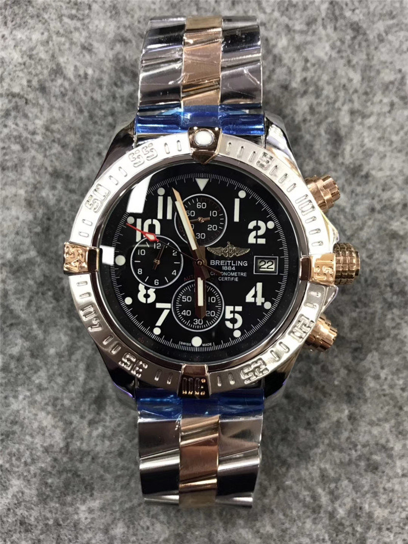 Pre-Owned Breitling Avenger B01 Limited Edition Rose Gold and Stainless Steel Automatic