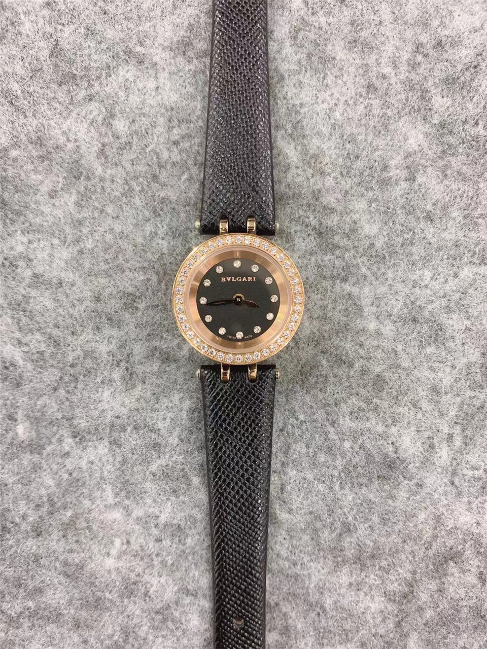 BVLGARI EZP23SGC B-ZERO1 LADIES WATCH BLACK CERAMIC/K18PG QUARTZ EXCELLENT