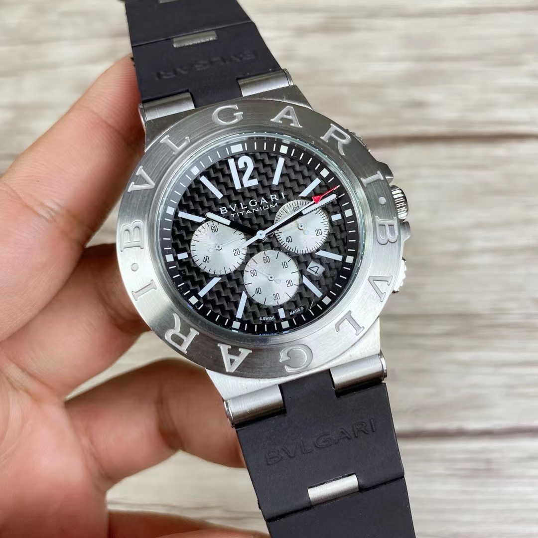 Bucherer Certified Pre-Owned Bulgari Diagono Chronograph Titanium Automatic