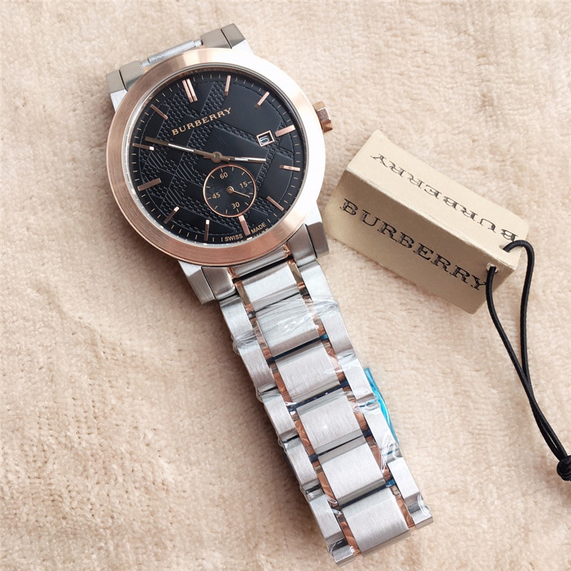 Burberry Dark black Dial Stainless Steel Men’s Watch