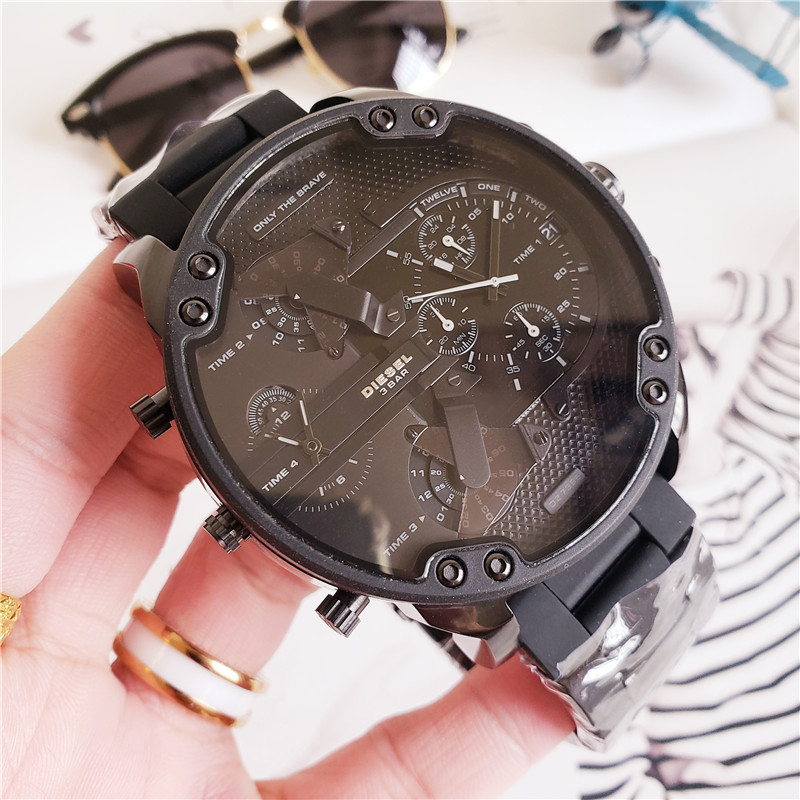 DIESEL Authentic MR. DADDY Chronograph 2.0 DZ7468 Chrono Steel Black 57mm